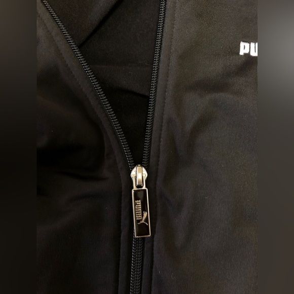 Puma, Black and Pink, track jacket, size XS, two pockets, long sleeves. - Picture 2 of 6